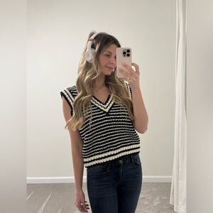 Altar’d State black/ivory sweater